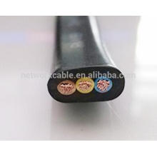 Cable de alimentación eléctrica de vaina plana de 3x1,5 mm2